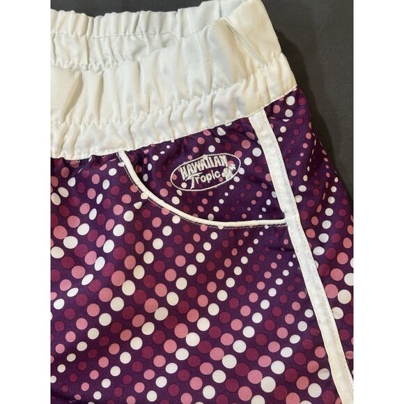 Vintage Hawaiian Tropic Retro Polka Dot Running Shorts – Size L - Picture 4 of 7
